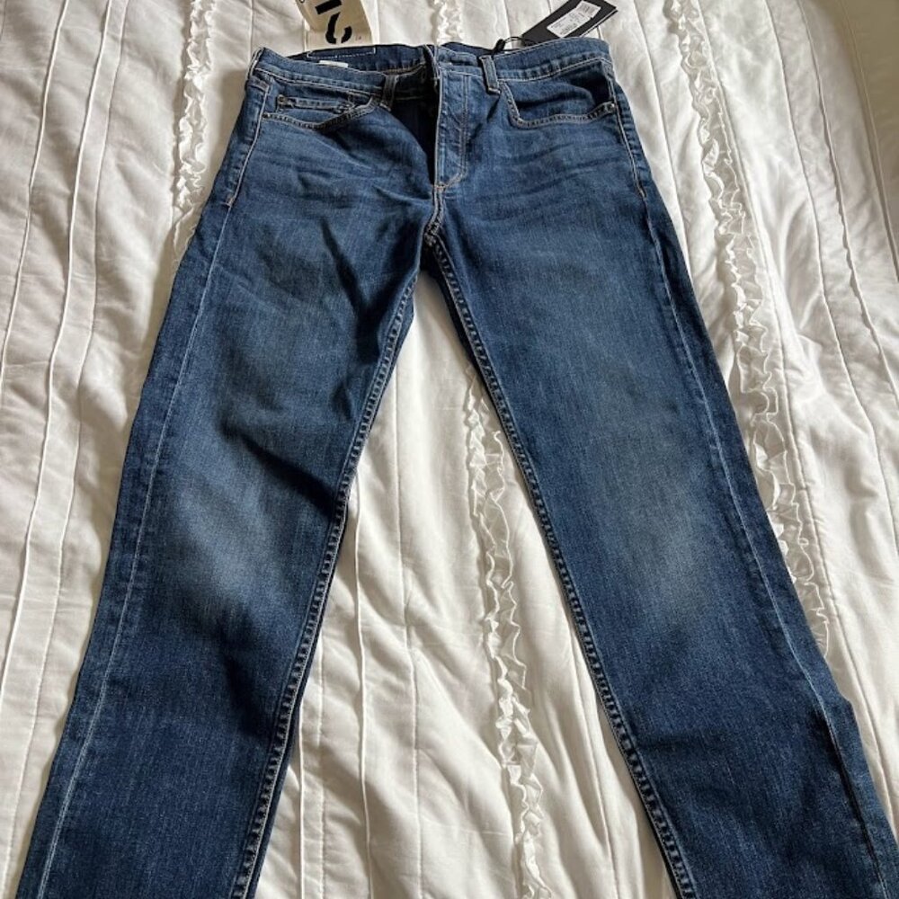 Rag and Bone Womans Fit 2 Slim 30 Jeans THROOP New Button Fly